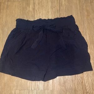 Lightly worn paper bag shorts